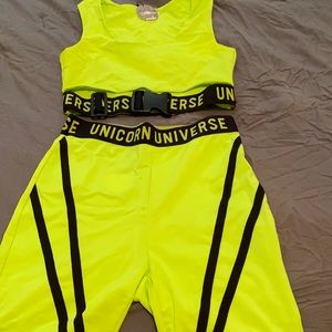 Two peas unicorn university outfit